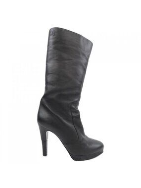 Chanel Black Size 39 Boots